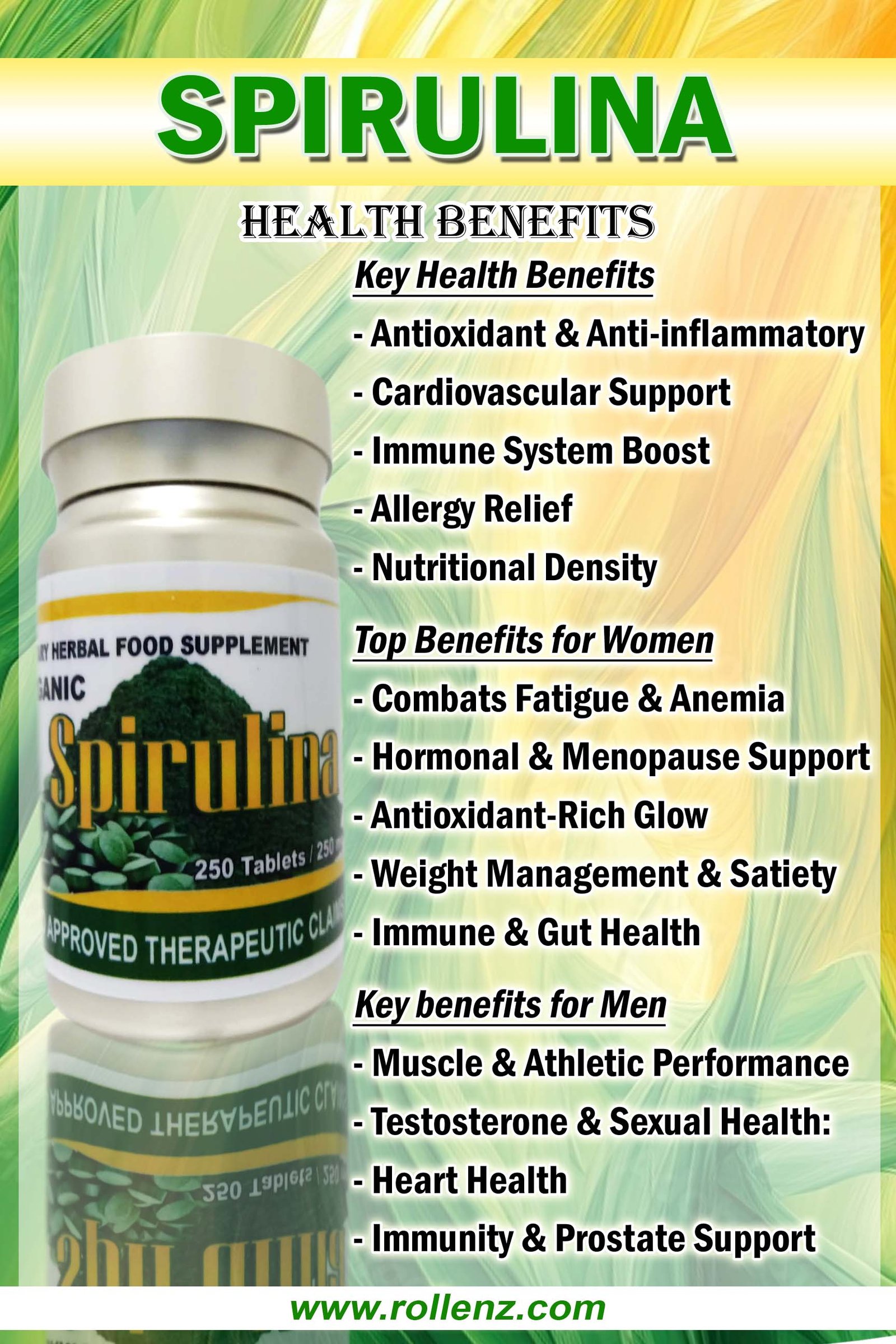 Organic Spirulina (250tablets)